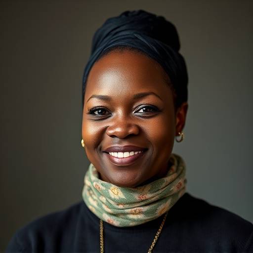 Portrait of Zanele Mbeki, Customer Support Specialist of Ubuntu Businesses