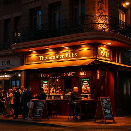 The exterior of 'The Lion's Den Pub & Grill' in Johannesburg, with customers sitting outside.